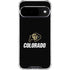 University of Colorado CU Logo on Black Google Pixel 10 Clear Case